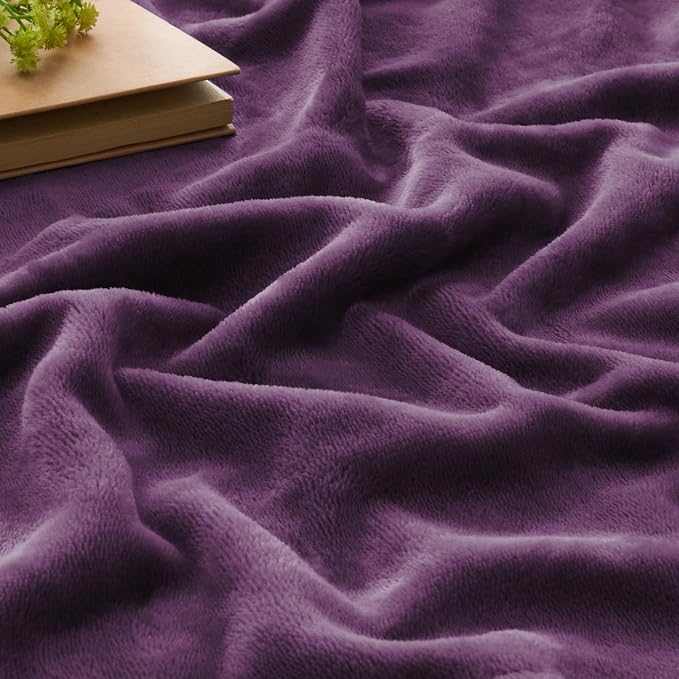BEDELITE Fleece Blanket Purple Full Blankets - Image 6