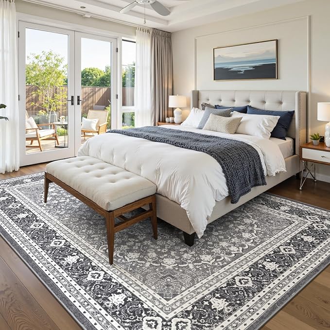 Lofus 8x10 Area Rugs for Living Room, Machine Washable Non-Slip Area Rug - Image 3