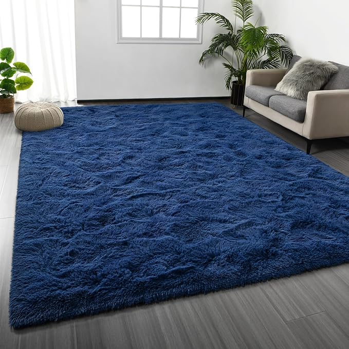 Deerhoo Large Shag Area Rugs 8 x 10, Plush Fuzzy Rugs - Image 7