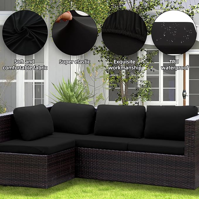 Outdoor Cushion Covers Set, Replacement - Image 3