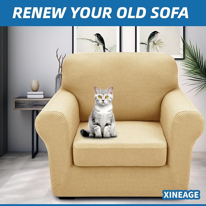 XINEAGE 2026 New 2 Pieces Chair Covers - Image 3