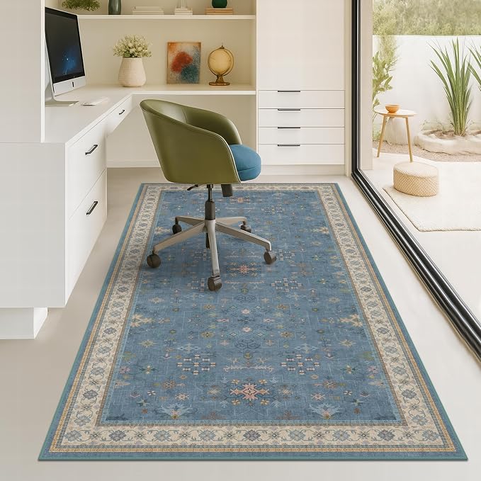 Washable 4x6 Small Rug for Living Room, Area Rug for Kitchen, Large Entryway - Image 3