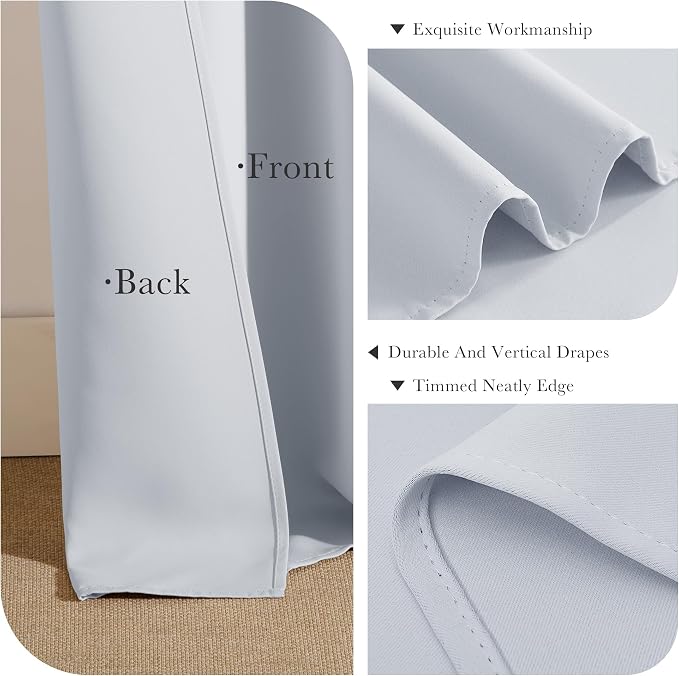 Pony Dance Short Curtains for Bathroom Window, Half Drapes for Kitchen Window - Image 6