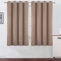 LEMOMO Cappuccino Thermal Blackout Curtains/52 x 54 Inch/Set of 2 Panels Room by Lemomo