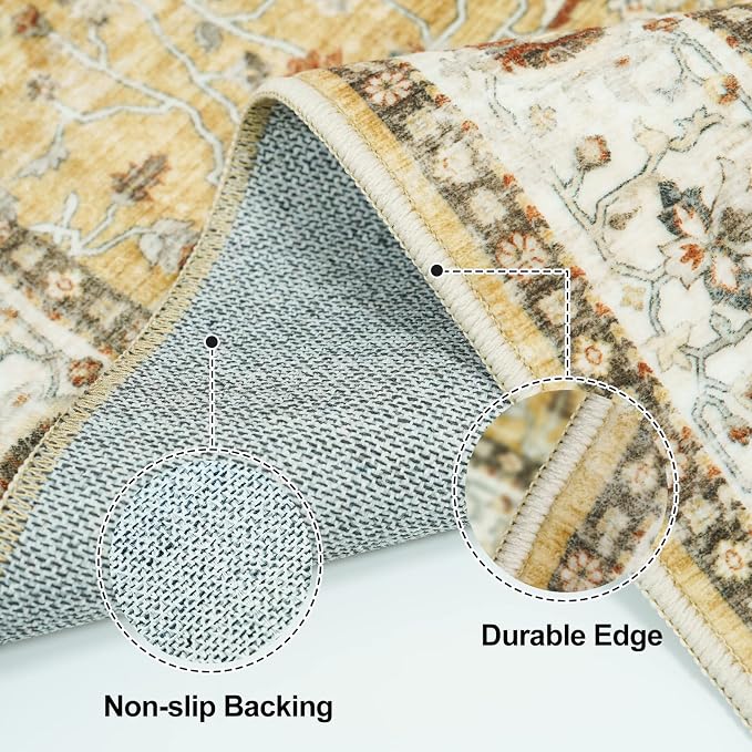 TOPRUUG Washable Runner Rug 2x7 - Image 3