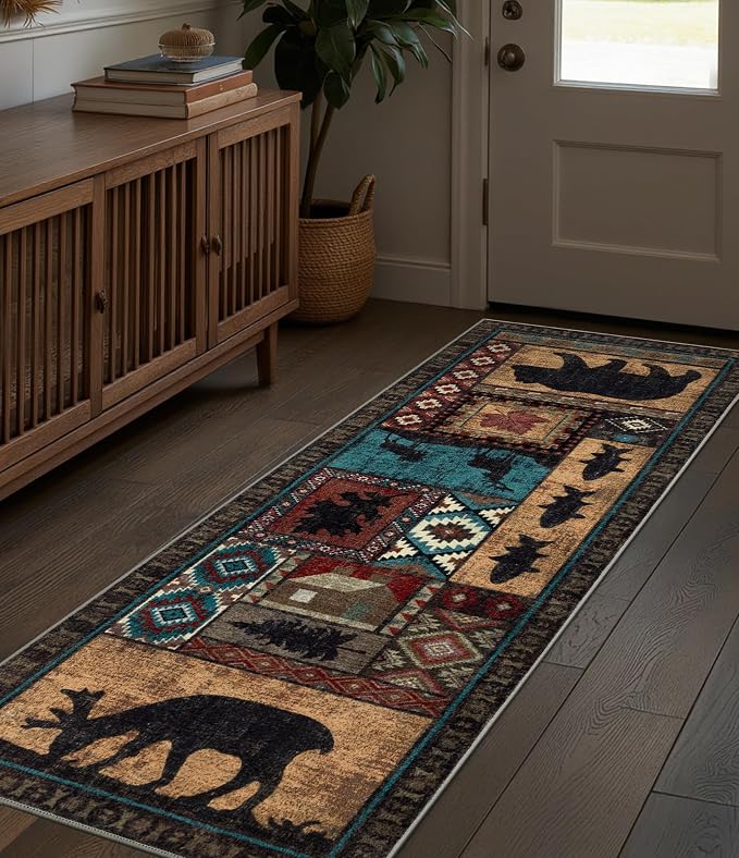 Hallway Runner Rug 2x6 Indoor Door Mat - Image 3