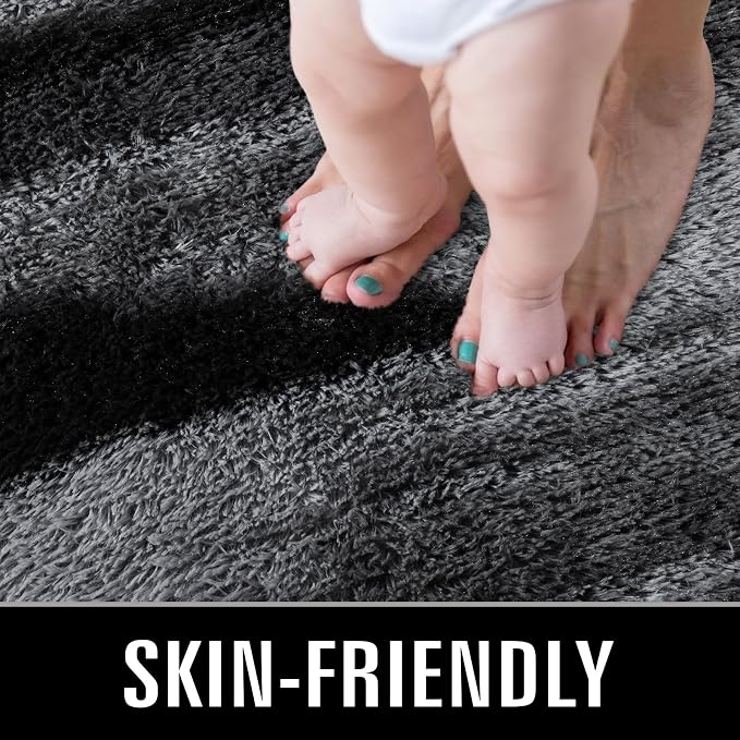 TWINNIS Super Soft Shaggy Rugs Fluffy Carpets, 4x5.9 Feet, Indoor Modern Plush - Image 3