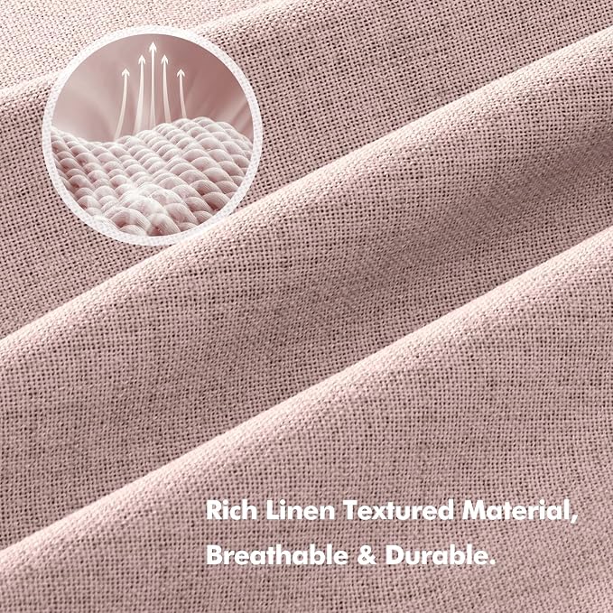 MIULEE 100% Blackout Linen Curtains - Image 3
