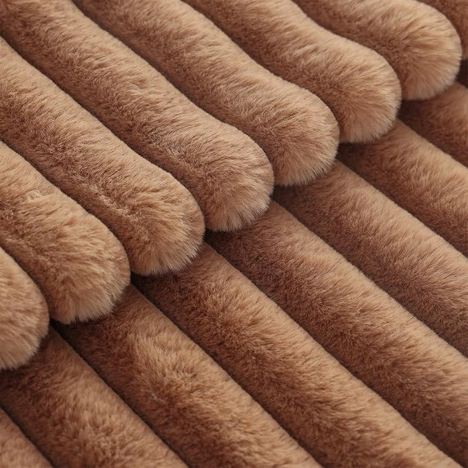 decorUhome Cozy Faux Fur Throw Pillow Covers 20x20 Set of 2 Decorative Soft - Image 3