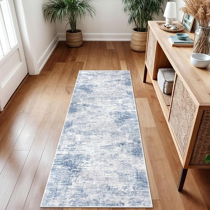 IOHOUZE Abstract Runner Rug 2x7 Ft Washable Runners - Image 2