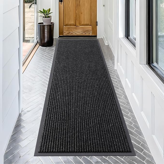 OLANLY Front Door Mat Indoor Outdoor Entrance, Waterproof Heavy Duty Doormat by OLANLY