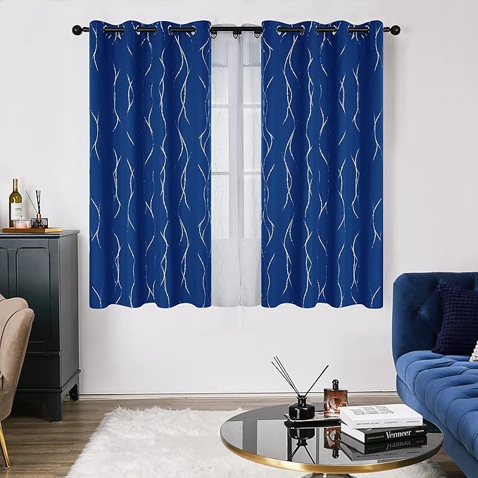 Deconovo Blackout Curtains, 52 x 63 Inch Drapes - Image 2