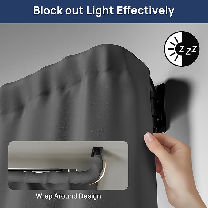 ENJOYBASICS Blackout Curtain rod - Image 3