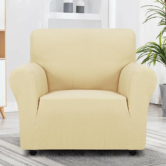 ZNSAYOTX Super Stretch Chair Slipcover Universal Sofa Chair Covers - Image 5