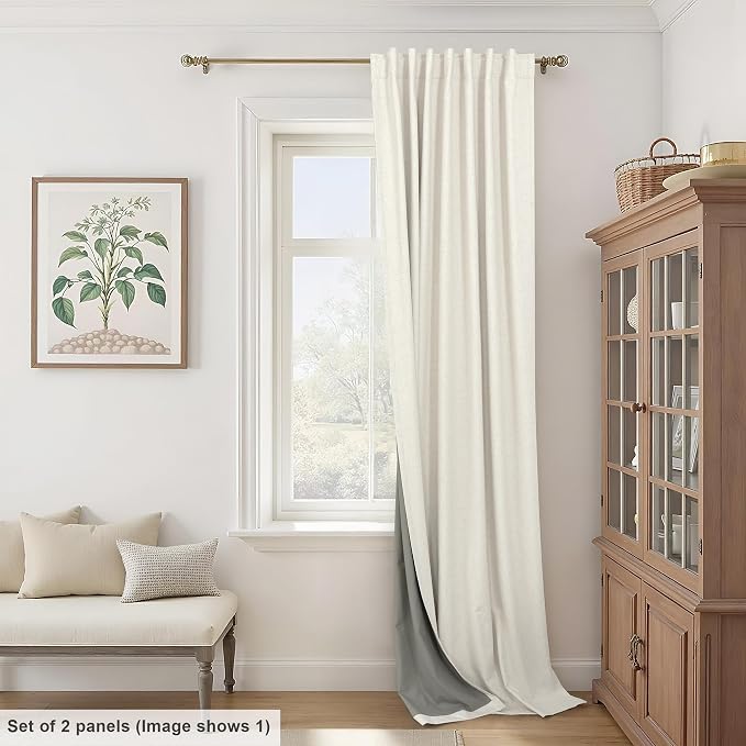 Extra Wide 70 Inch Blackout Curtains 96 Inches Long - Image 2