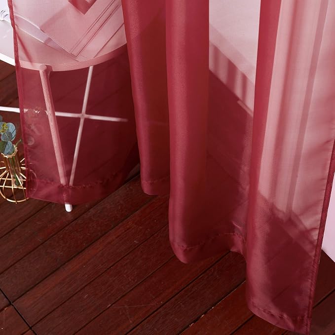 NICETOWN Christmas Sheer Window Curtains - Image 5