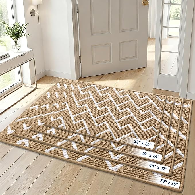 OLANLY Front Door Mat, Non-Slip Rubber Backing, Dirt Resistant and Absorbent - Image 9