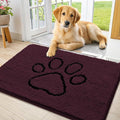 Smiry Dog Door Mat for Muddy Paws, Absorbent Dirt Trapper Non Slip Quick Dry by Smiry