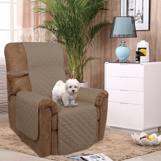 U-NICE HOME Recliner Chair Covers Reversible Chair Cover Pet Covers - Image 2