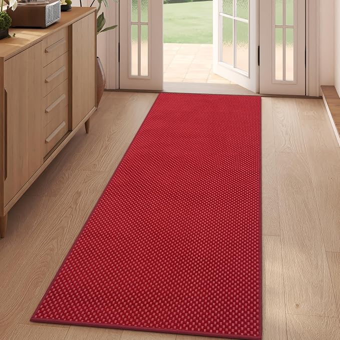 YDKGL 2x5 ft Hallway Runner Rug Boho Woven Washable Long Kitchen Runner Rugs by YDKGL