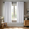 Deconovo Blackout Curtains, Thermal Insulated, W42 x L45 2 Panels, Back Tab by Deconovo
