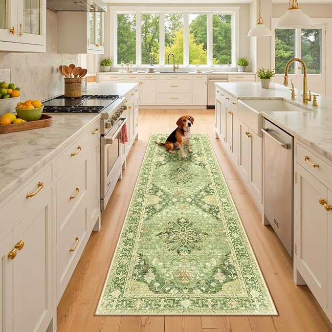 Area Rugs 2'x8' Runner Rug Non Slip Washable by RELEANY