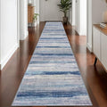 KOZYFLY Modern Abstract Washable Rug Runner 2.6x16 Hallway Rug Runner Non-Slip by KOZYFLY