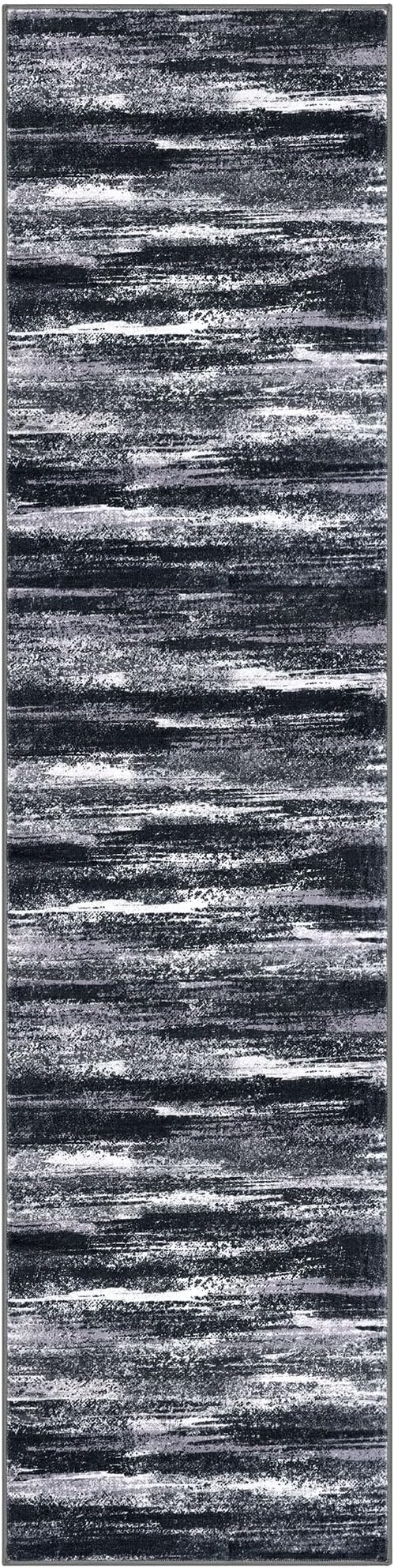 Lansny Modern Abstract Hallway Runner Rug - Image 9