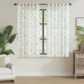 jinchan Floral Linen Blend Curtains by JINCHAN