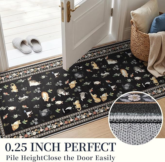 3x7 Washable Kitchen Runner Rug - Image 4