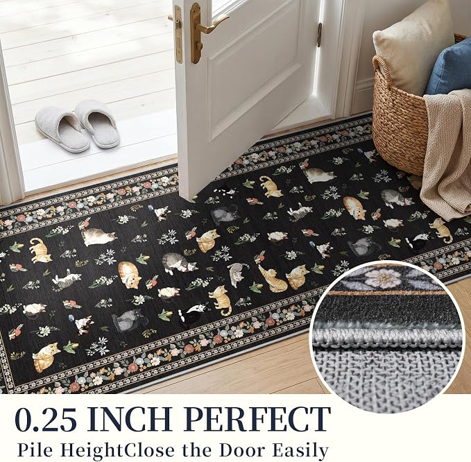 2x6 Washable Kitchen Runner Rug - Image 4