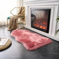 EasyJoy Ultra Soft Fluffy Shaggy Area Rug Faux Fur Rug Chair Cover Seat Pad by EasyJoy