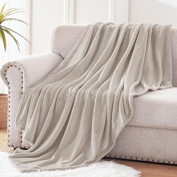 Exclusivo Mezcla Fleece Camel Throw Blanket - Image 3