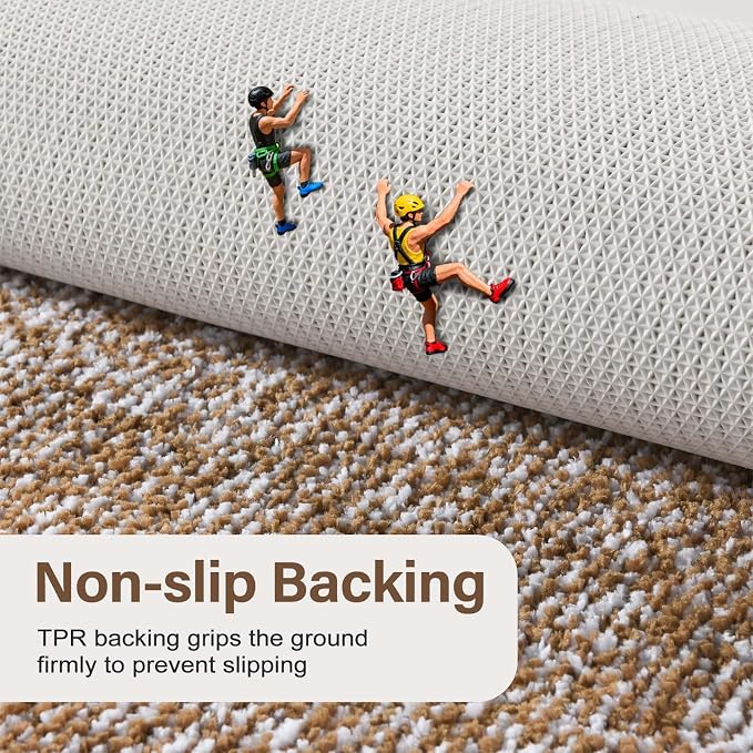Bathroom Rugs 30x20 Non Slip Washable, Coffee Bath Mat - Image 5
