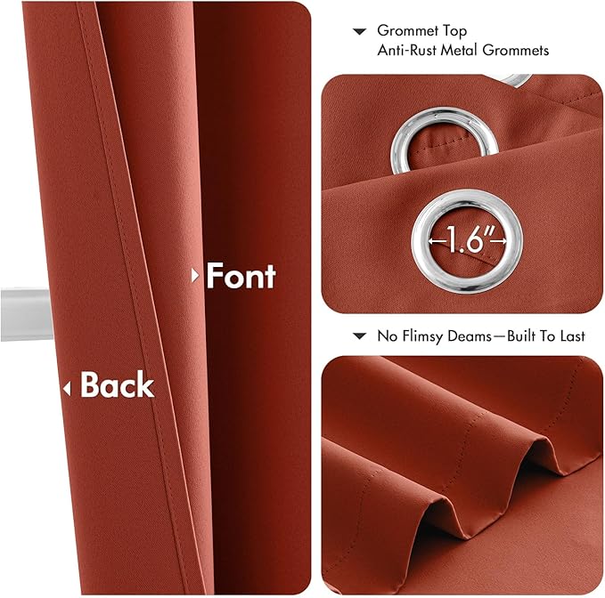 MIULEE Short Fall Curtains for Windows - Image 5