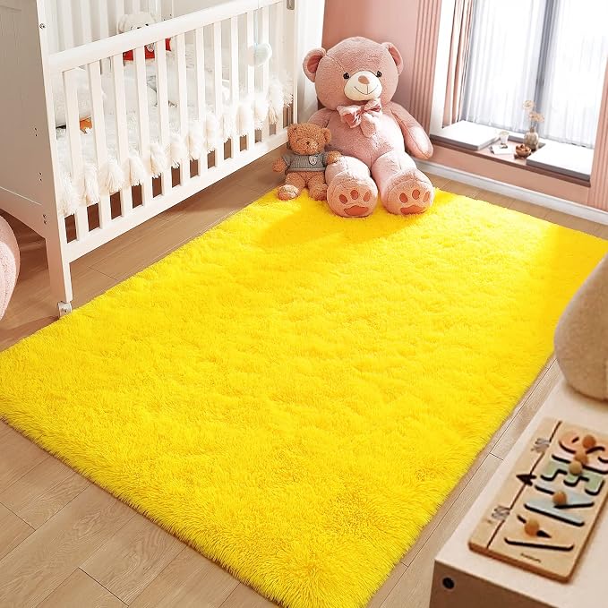 LOCHAS Ultra Soft Indoor Modern Area Rugs Fluffy Living Room Carpets - Image 3