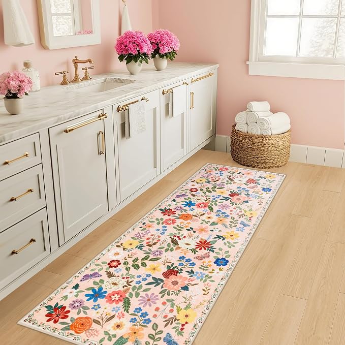 Runner Rug for Entryway: 2x6 Kitchen Rugs Non Slip Washable Ultra-Thin Soft - Image 5