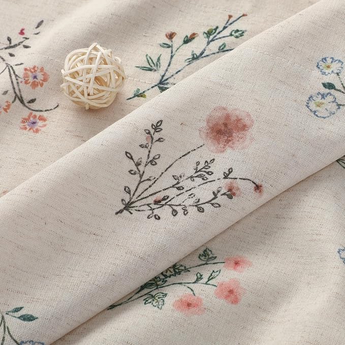 Kitchen Valances for Windows, Country Farmhouse Cottage Rustic Vintage Floral - Image 3