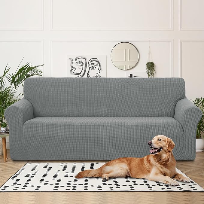 U-NICE HOME 4 Seater Stretch Couch Cover Sofa Cover Washable Sofa Slipcover - Image 2