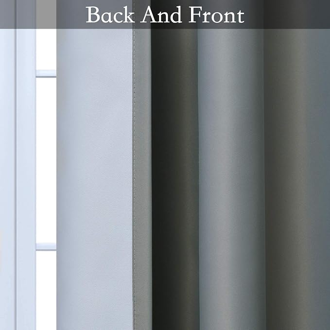 SimpleHome Ombre Room Darkening Curtains - Image 2