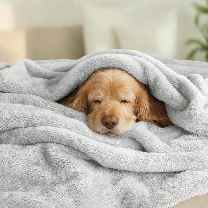 Exclusivo Mezcla Plush Fuzzy Fleece Bed Blanket Queen Size, Super Soft - Image 3