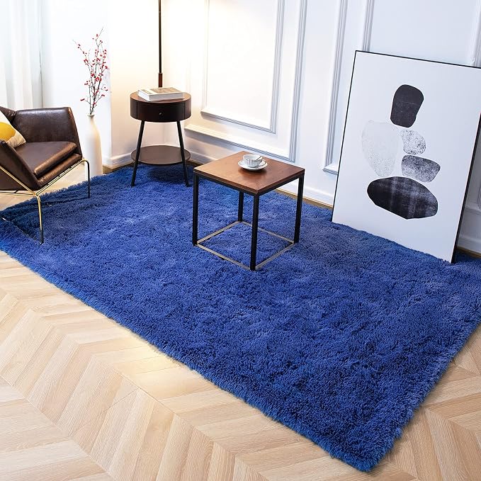 TWINNIS Super Soft Shaggy Rugs Fluffy Carpets 8x10 Feet, Indoor Modern Plush - Image 4