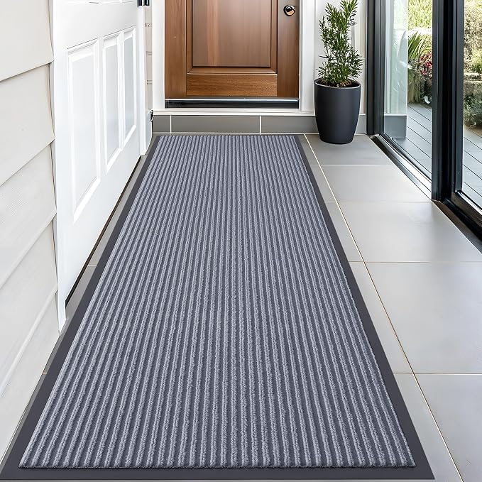 OLANLY Front Door Mat Indoor Outdoor Entrance, Waterproof Heavy Duty Doormat by OLANLY
