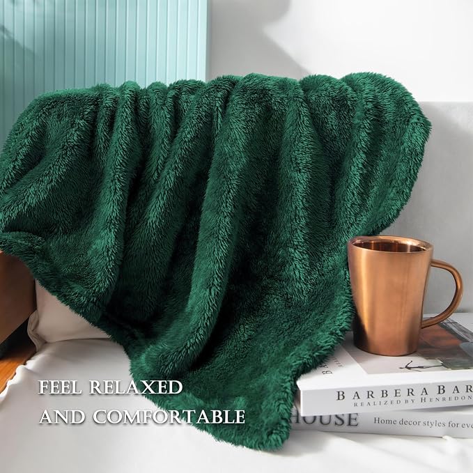 Exclusivo Mezcla Plush Fuzzy Fleece Bed Blanket King Size, Super Soft, Fluffy - Image 6