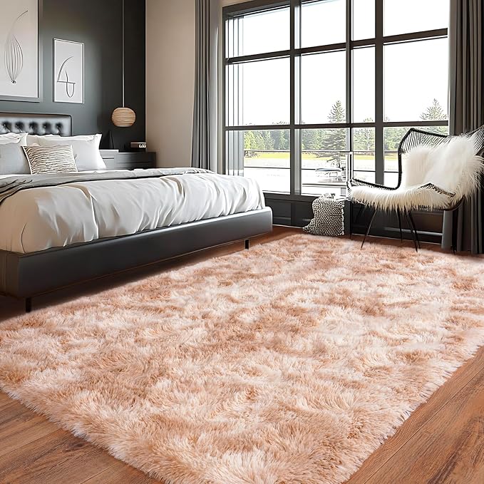 Pionblank Large Rug for Living Room 6x9 Feet, Modern Soft Shag Area Rug - Image 2