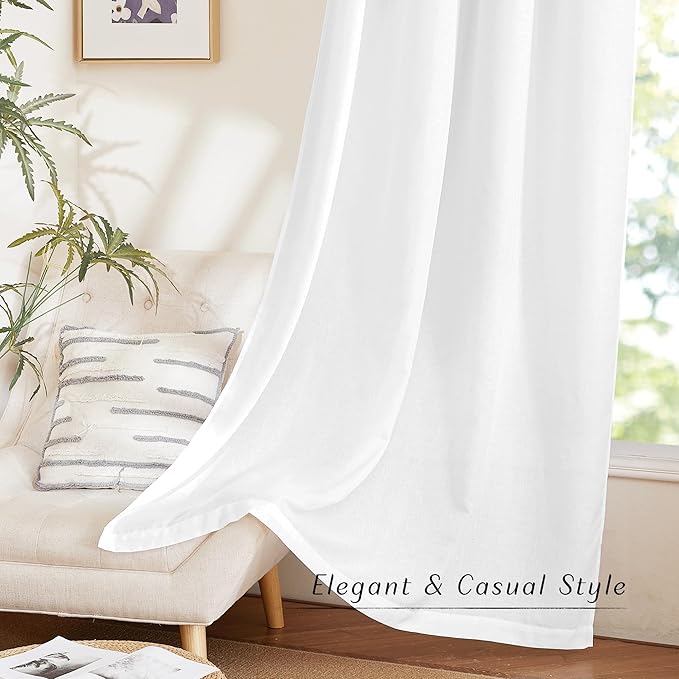 NICETOWN Linen 78 inch Curtains - Image 6
