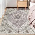 SERISSA Area Rug 3x5 Boho Rugs for Bedroom, Washable Kitchen Rugs Non-Slip by SERISSAHomeDecorCollection