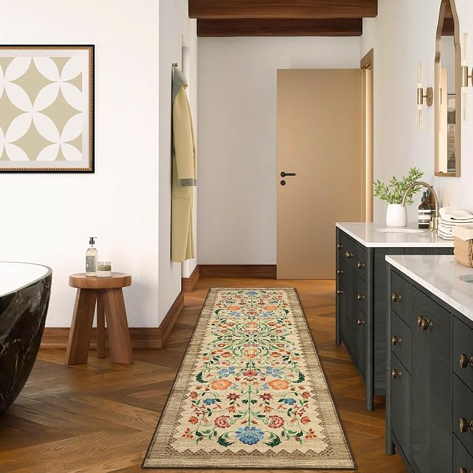GarveeHome Floral Rug 2.5x10 Runners - Image 3