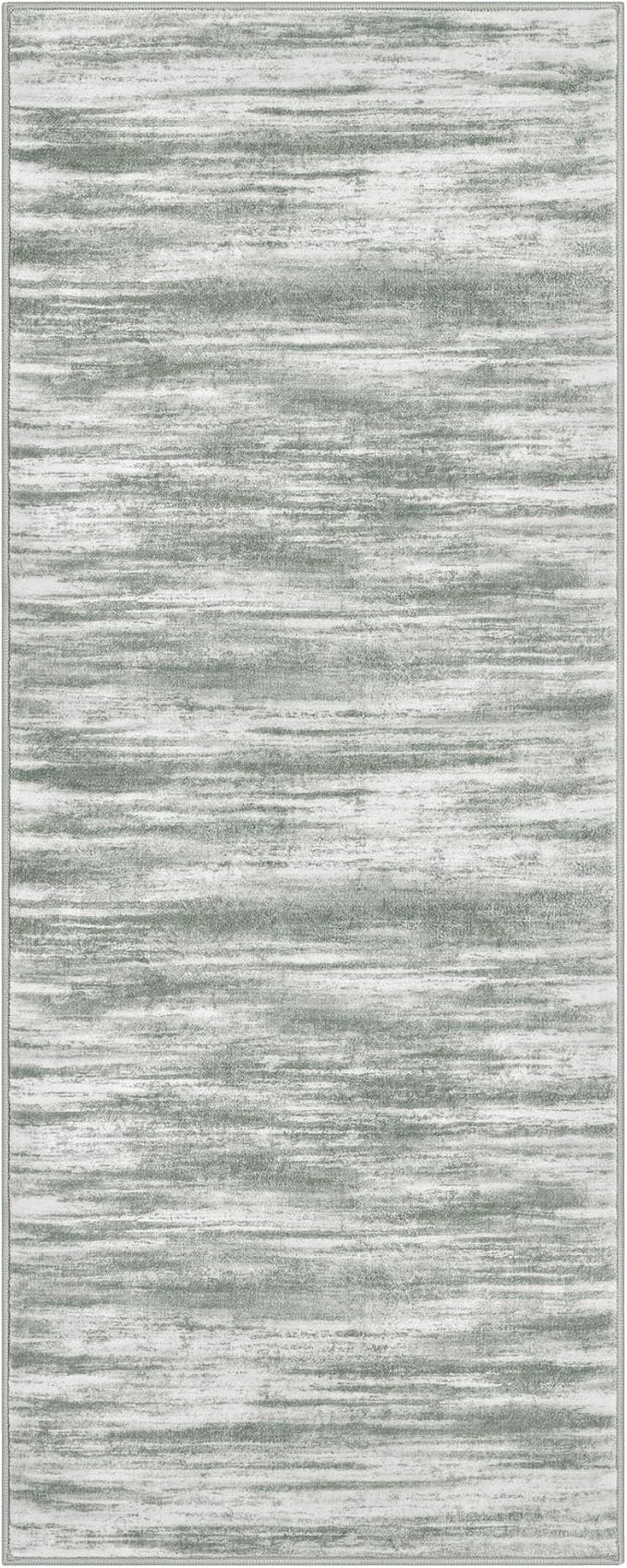 KOZYFLY Kitchen Runner Rug for Hallway Non-Slip Modern Abstract Runner Rug 2x5 - Image 8