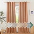 NICETOWN Flax Linen Curtains 108 inches Long by NICETOWN